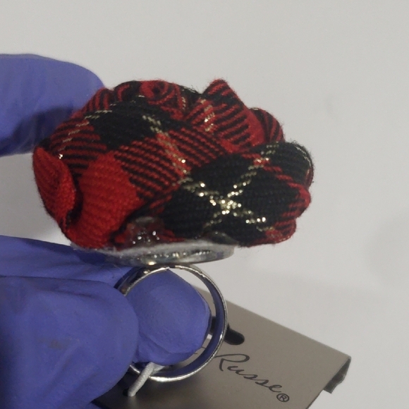 Charlotte Russe Silver tone Red & Black Ring Sized 8 - Women's Fashion Jewelry - Picture 4 of 9